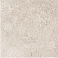 vidaXL Vloerkleden Vierkant PALMERAS Beige 120 x 120 cm Polyester