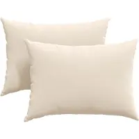 vidaXL Zitkussens 2 pcs Beige 70 x 50 cm Stof
