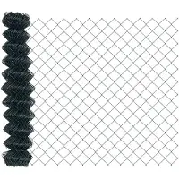 vidaXL Kettinglinkheining 25 x 1,4 m Staal Groen