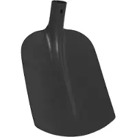 vidaXL Schep Hoofd Zwart 34,5 x 24 cm Gepoedercoat staal