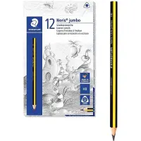 Staedtler Box 12 Triangular Pencils Jumbo Triplus Grijs Kinderen