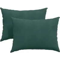 vidaXL Zitkussens 2 pcs Donkergroen 70 x 50 cm Corduroy stof