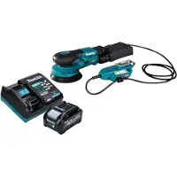 Makita Slijpmachine + polijstmachine, BO 001 CGM101 Snoerloze excentrische schuurmachine 40 V max. 125 mm 5,0 mm slag Borstelloos + 1x (Excentrische schuurmachine)