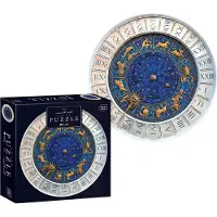 Interdruk PUZZLE - 500 STUKJES - Interdruk Ronde puzzel 500-delige sterrenbeelden ⌀63cm -