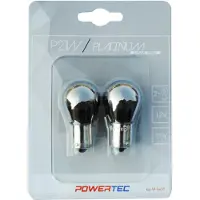 Mtech Platinum BA15S / P21W 12V - CHROME Blister - Set