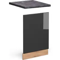 Vicco R-Line Frontpaneel – 45 cm, WB Antraciet Antraciet Hoogglans