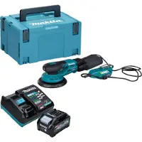 Makita BO 002 CGM101 Accuschuurmachine 40 V max. 150 mm 5,0 mm slag Borstelloos + 1x accu 4.0 Ah + lader + Makpac