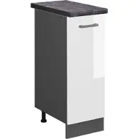 Vicco R-Line Apotheekkast – 30 cm, WB Antraciet Wit Hoogglans