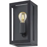 Toolight App1304-1W Wandlamp Zwart 12X15X25Cm