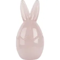 Clayre & Eef Glazen potje Ei Ø 9x17 cm Roze Glas