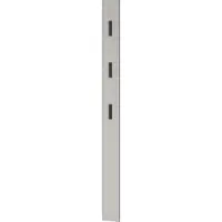 Germania Garderobepaneel 3728 - MDF melaminehars gecoat - B 150 x D 30 x H 1700 mm -3 uitklapbare haken - kasjmier