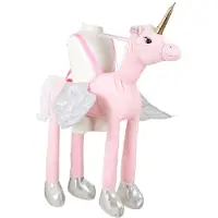 Souza Kostuum - Eenhoorn - Ride Aan - Roze - - 5-6 jaar (110-116) - Verkleedkleren