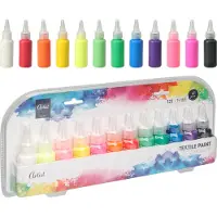 Kärkkäinen Textielverf - - 12 kleuren van 35 ML
