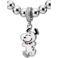 Peanuts Armband - Snoopy - zilverkleurig - Maat Standard
