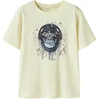 Name it Shirt 'NKMVICTOR' nachtblauw / chocoladebruin / lichtgeel / wit