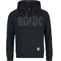 AC/DC Trui met capuchon - EMP Signature Collection - M tot 3XL - voor Mannen - zwart - Maat XXL