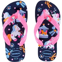 Havaianas HAV. KIDS FANTASY NAVY Blauw/Roze Meisjes Slippers - navy Blauw/Roze