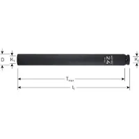 Rotec krachtdop, 1/2, extra diep, SW19x330x310