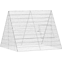 vidaXL Kippenhok zilver 110 x 100 x 85 cm Gegalvaniseerd staal