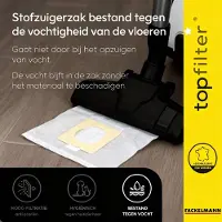 Top Filter Set van 4 stofzuigerzakken Moulinex TopFilter Premium