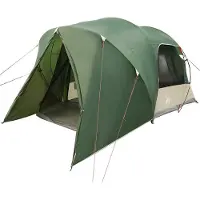 vidaXL Dome Tent voor 6 Personen met dak Groen 500 x 314 x 206 cm