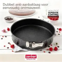 Zenker Springvorm met scharnier 30 cm PerfectBack+
