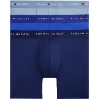Tommy Hilfiger 3-pack Boxer Brief Nob Blue Maat: XL | Onderbroeken Outlet | Heren | Blauw