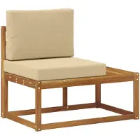 vidaXL Buiten eindsofa Naturel 91 x 63 x 73 cm Massief Acacia Hout
