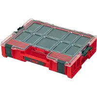 Qbrick System PRO 300 MFI RED ULTRA HD Organizer 452 x 358 x 110 mm 9 l stapelbaar IP54