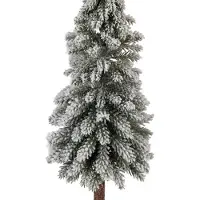 Clayre & Eef Mini Kunstkerstboom Ø 10x48 cm Groen Hout