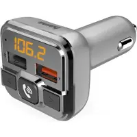 Hama 14165 FM Transmitter with Bluetooth and Hands-Free
