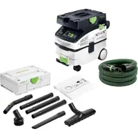 Festool CTL MIDI I CLEANTEC mobiele stofafzuiger 1200 watt 15 l stofklasse L ( 578309 ) + 7-delige standaard reinigingsset ( 577257 )