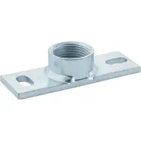 Geberit grondplaat voor beugelbev PE, staal, (bxhxl) 40x21x120mm, elektrolytisch verzinkt