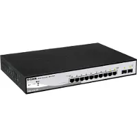 D-Link DGS-1210-10P Smart+ beheerde switch [8x Gigabit Ethernet PoE+, 2x GbE SFP]