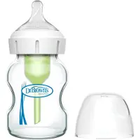 Dr. Brown's Options+ Anti-Colic Babyfles - Brede halsfles - Glas - 150ml