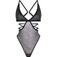 Hunkemoller Body 'Azula' grijs