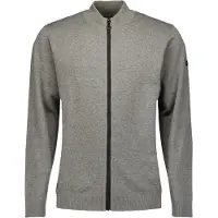 No-excess Gebreid vest grijs gemêleerd