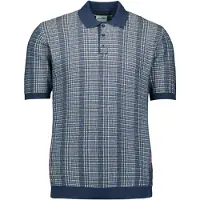 No-excess Trui taupe / navy / lichtblauw