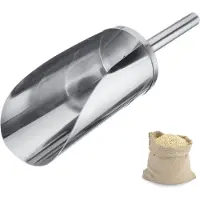 Westmark Afweeg-/voederschep, inhoud: 120 ml (ca. 105 g meel), rond, roestvrij staal, zilver, 91122270