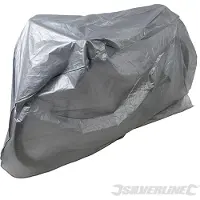 Silverline Beschermhoes fiets - waterdicht en UV-bestendig - 200 x 58 x 100 cm