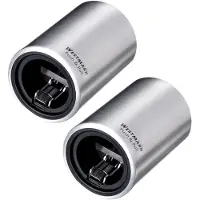 Westmark 2 Automatische flesopeners/dopopeners, voor het openen van kroonkurkflessen, geborsteld aluminium, Push&Pull, zilver, 618822E3