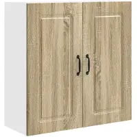 vidaXL Vaatwasserpaneel Kalmar Sonoma Eik 80 x 31 x 80 cm Bewerkt hout