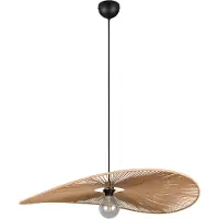 TRIO Grote japandi hanglamp Laurine Ø 78cm