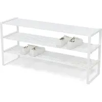 Spinder Design schoenenrek Rex SR 2 - Wit - 100 cm