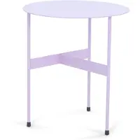 Spinder Design bijzettafel Mira Low - Soft Lilac - Ø 40
