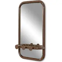 Spinder Design spiegel Retro Spiegel - Chocolate Brown - 3 haken