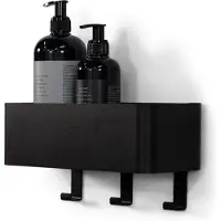 Spinder Design Multi 3 Wandkapstok H 13 cm - Zwart