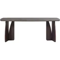Woood Oakline Curve Eettafel B 200 cm - Mystic Brown