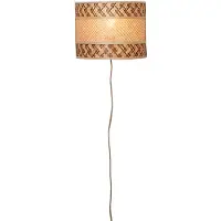 Good&Mojo Bamboe LED Wandlamp Langkawi | 1X E27 Max 60W | Warm Earth Tones