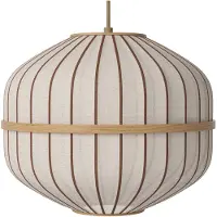 Bolia Lucén Octagon Hanglamp Ø40 x H33 cm | Oiled Oak